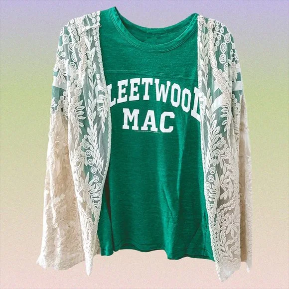 cottagecore creme lace kimono top 🕊🌻 - Picture 3 of 7